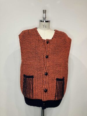 MENS オレンジ ベスト・ジレ