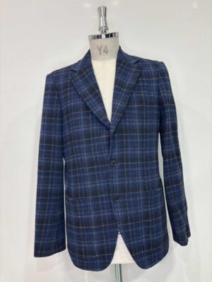 MENS ブルー テーラードジャケット