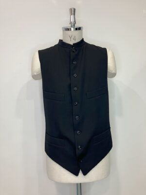 MENS ブラック ベスト・ジレ