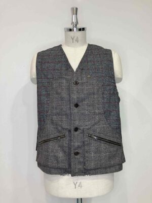 MENS グレー ベスト・ジレ