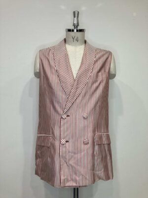 MENS レッド ベスト・ジレ