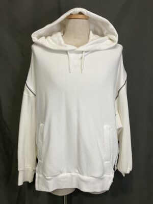 MENS ホワイト フーディー・スウェット