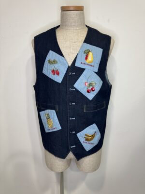 MENS ブルー ベスト・ジレ
