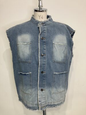 MENS ブルー ベスト・ジレ
