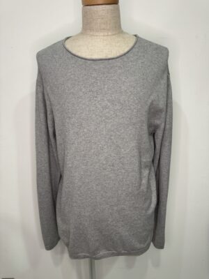 MENS グレー ニット・カーディガン