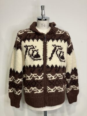 MENS ブラウン ニット・カーディガン