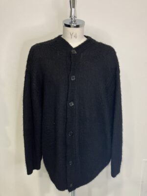 MENS ブラック ニット・カーディガン