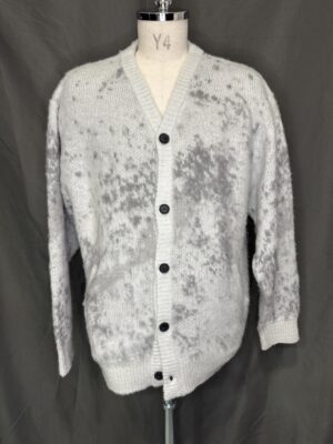 MENS グレー ニット・カーディガン