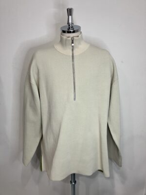 MENS アイボリー ニット・カーディガン