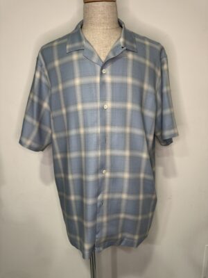 MENS ブルー シャツ