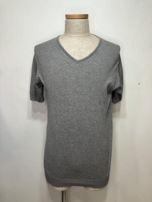 MENS グレー ニット・カーディガン