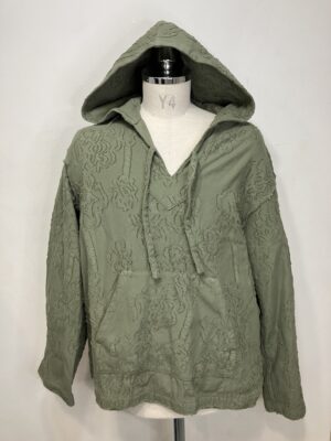 MENS カーキ フーディー・スウェット