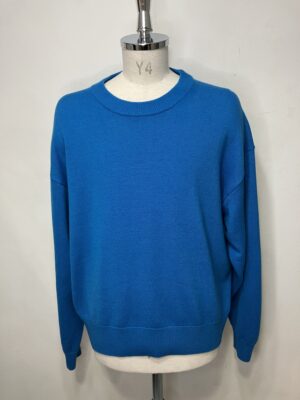 MENS ブルー ニット・カーディガン