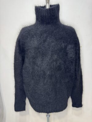 MENS ブラック ニット・カーディガン