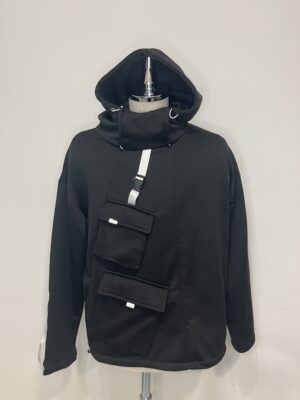 MENS ブラック フーディー・スウェット