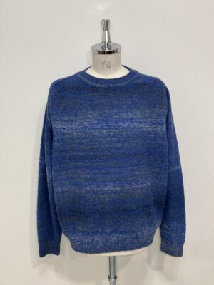 MENS ブルー ニット・カーディガン