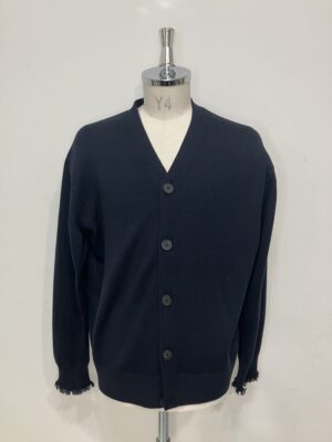 MENS ネイビー ニット・カーディガン