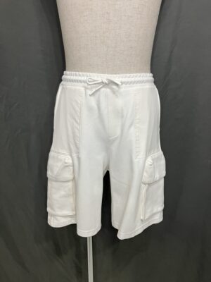 MEN ホワイト ハーフ・ショートパンツ