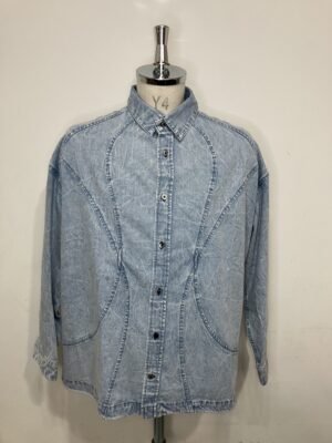 MEN ブルー シャツ